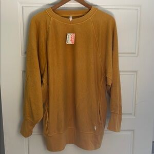 Free People Movement Women's Mustard Sweatshirt